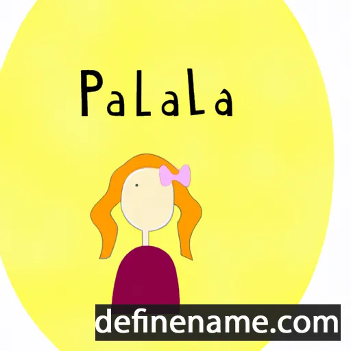 Pålina cartoon