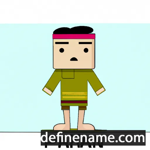 cartoon of the name Pakian