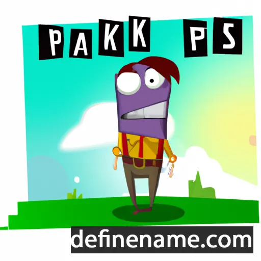 cartoon of the name Paks