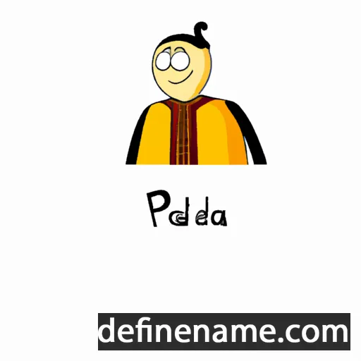 cartoon of the name Paladdya