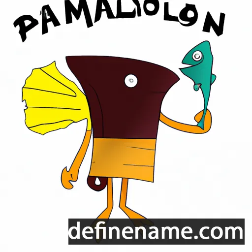 Palaemon cartoon