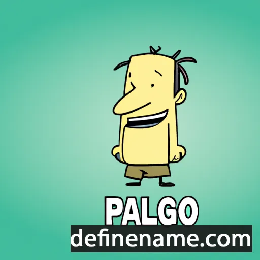 cartoon of the name Palag