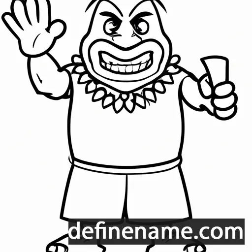 cartoon of the name Palagi