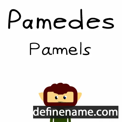 cartoon of the name Palamedes