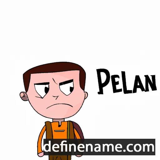 cartoon of the name Palden