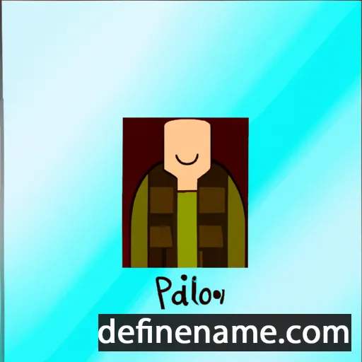 cartoon of the name Paldon