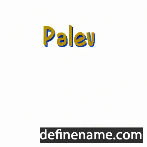 cartoon of the name Palen