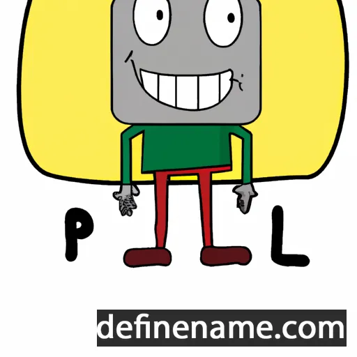 cartoon of the name Pallie