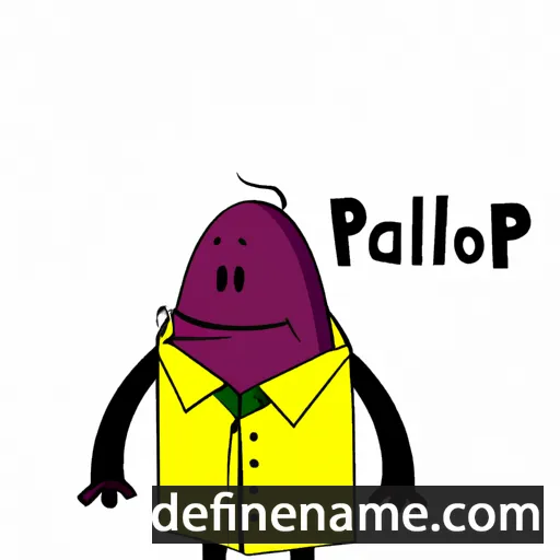 cartoon of the name Pallop