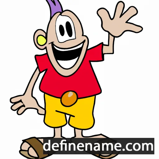 cartoon of the name Palmerio