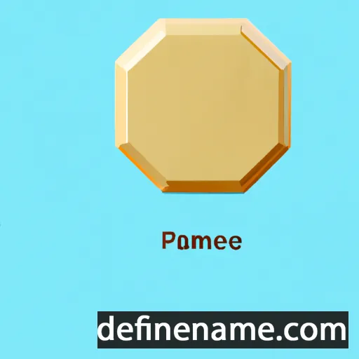 cartoon of the name Palmire