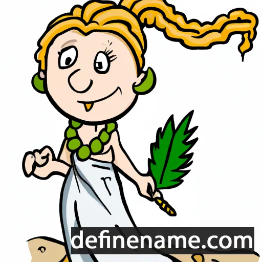 cartoon of the name Palmýra