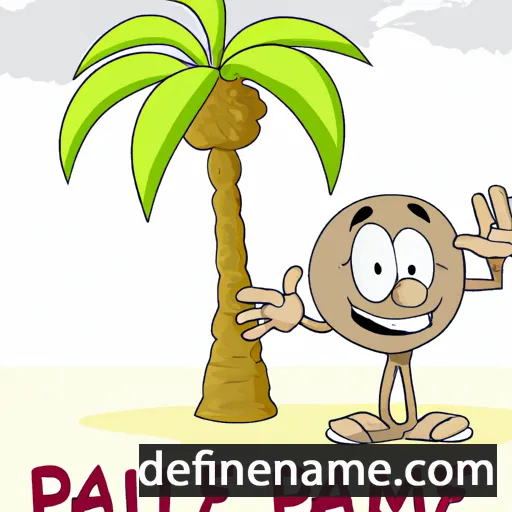 cartoon of the name Palmyre