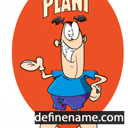 cartoon of the name Palni