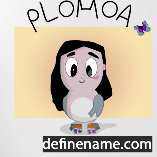 cartoon of the name Palóma