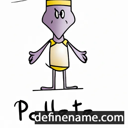 cartoon of the name Paltiël