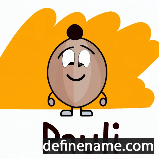 cartoon of the name Palu