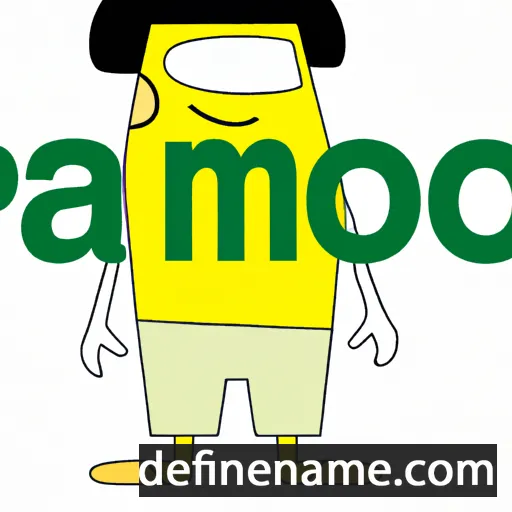 cartoon of the name Pambo