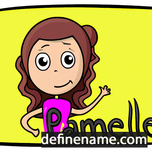 cartoon of the name Pamelyn