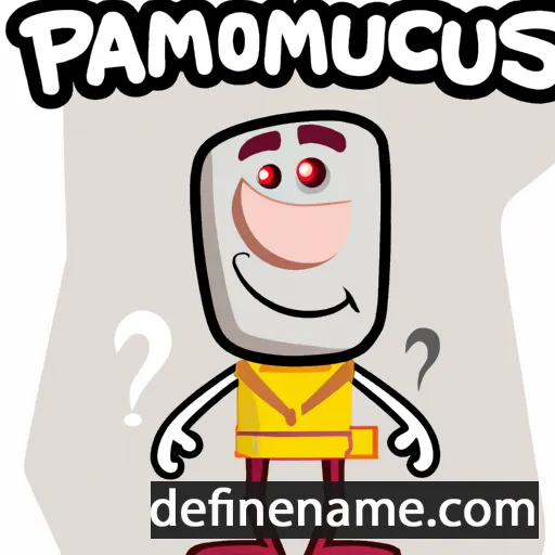 Pammachius cartoon