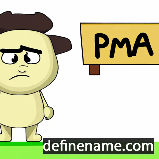 cartoon of the name Pampa