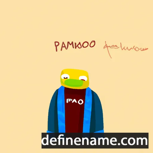 Pamvo cartoon