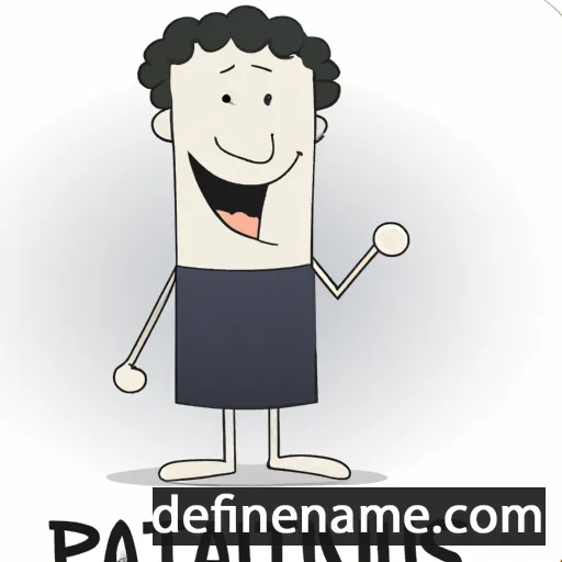 cartoon of the name Panaetius