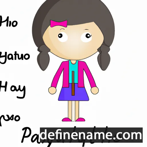 cartoon of the name Panayota