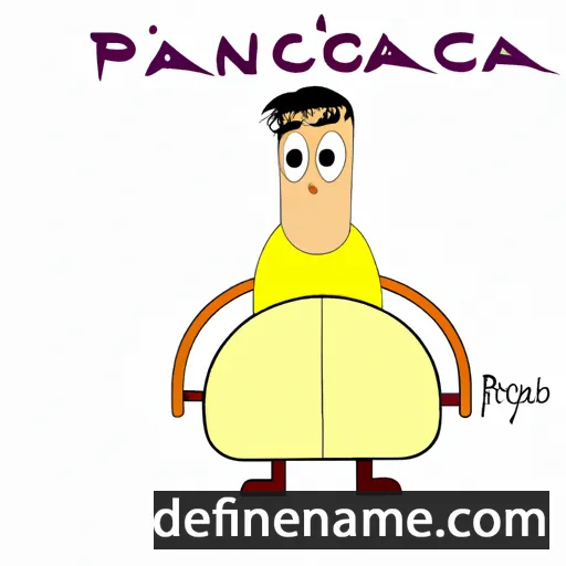 cartoon of the name Pancràziu