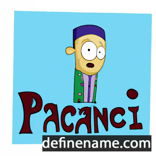 cartoon of the name Pancraziu