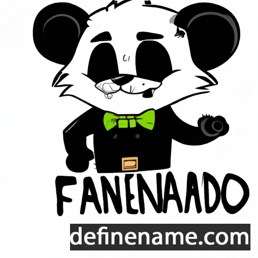 cartoon of the name Pandenolf