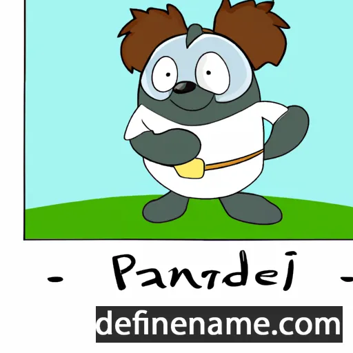 cartoon of the name Pandenulf