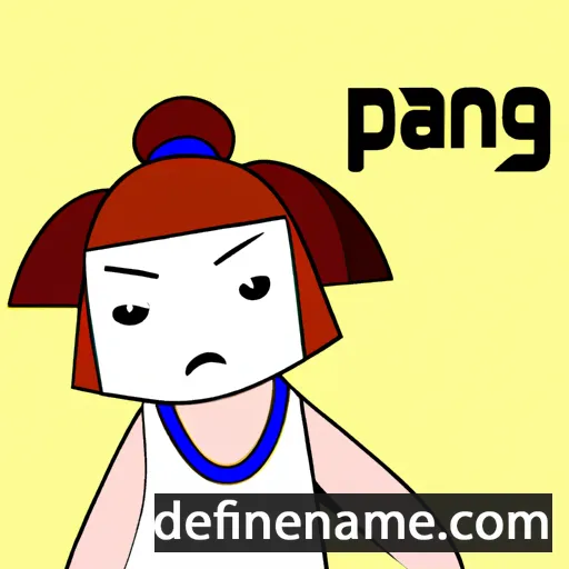 cartoon of the name Pang