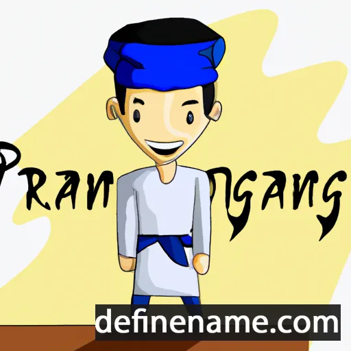 cartoon of the name Pangeran