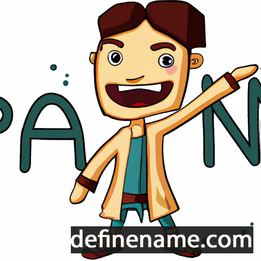 cartoon of the name Pani