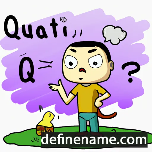 cartoon of the name Quát