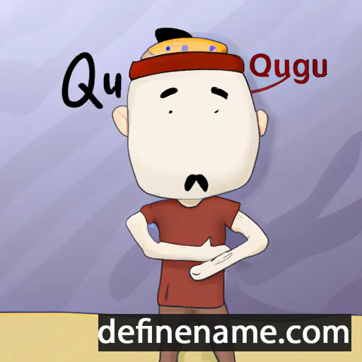 cartoon of the name Quảng