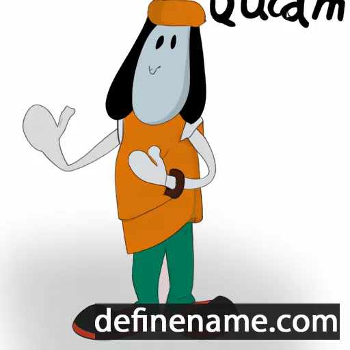 cartoon of the name Quamrul