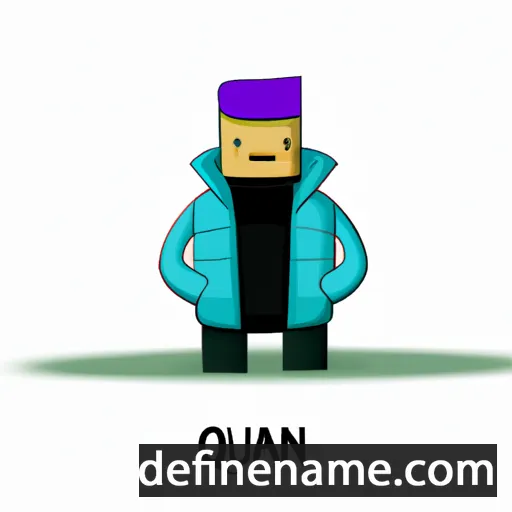 cartoon of the name Quant