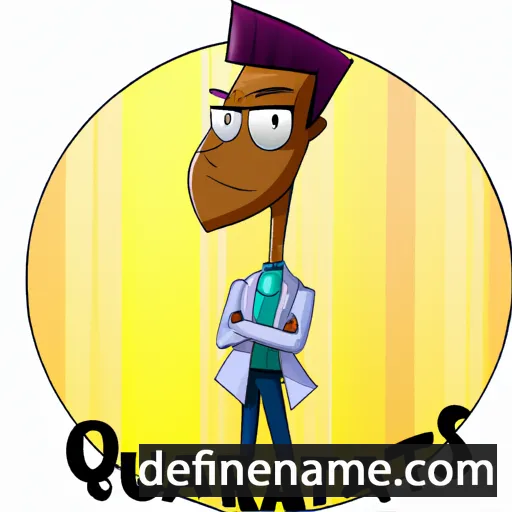 cartoon of the name Quantarius