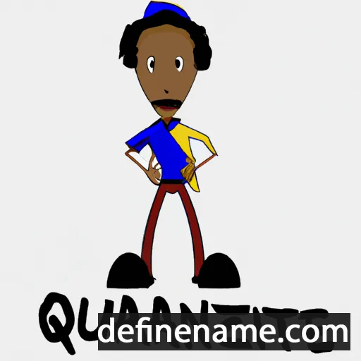 cartoon of the name Quantez