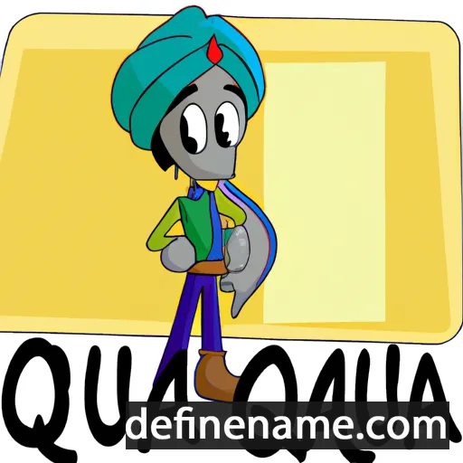 cartoon of the name Quaraq