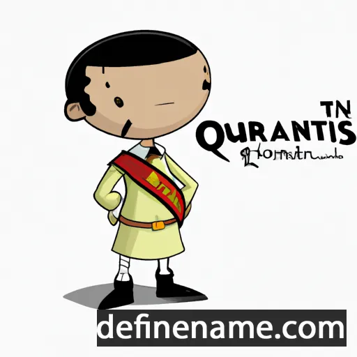 cartoon of the name Quartinus