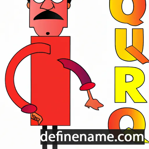 cartoon of the name Quarto