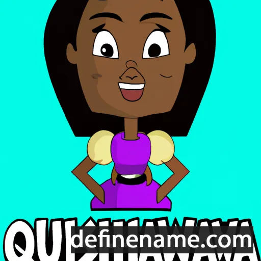 cartoon of the name Quashawna