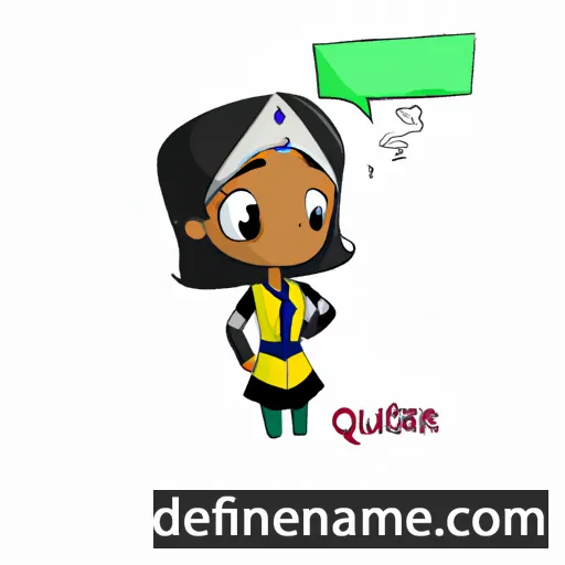 cartoon of the name Quatera