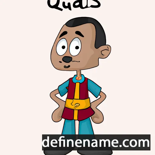 cartoon of the name Quddus