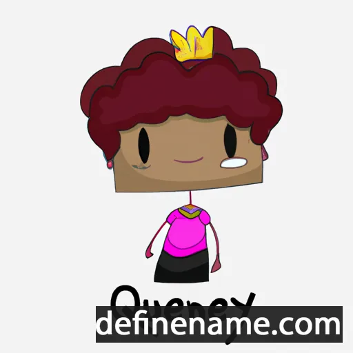 cartoon of the name Queeney