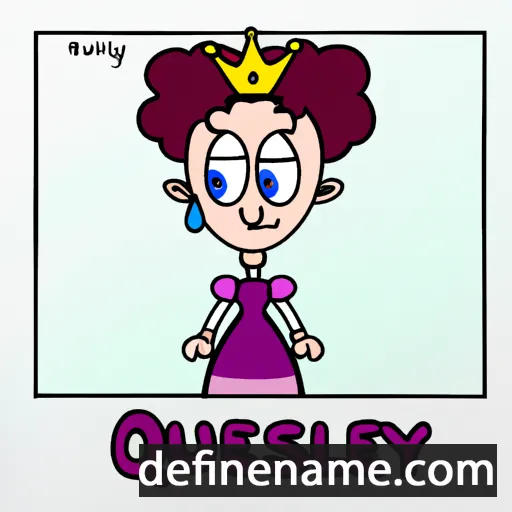 cartoon of the name Queensley