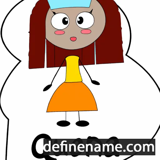 cartoon of the name Quena